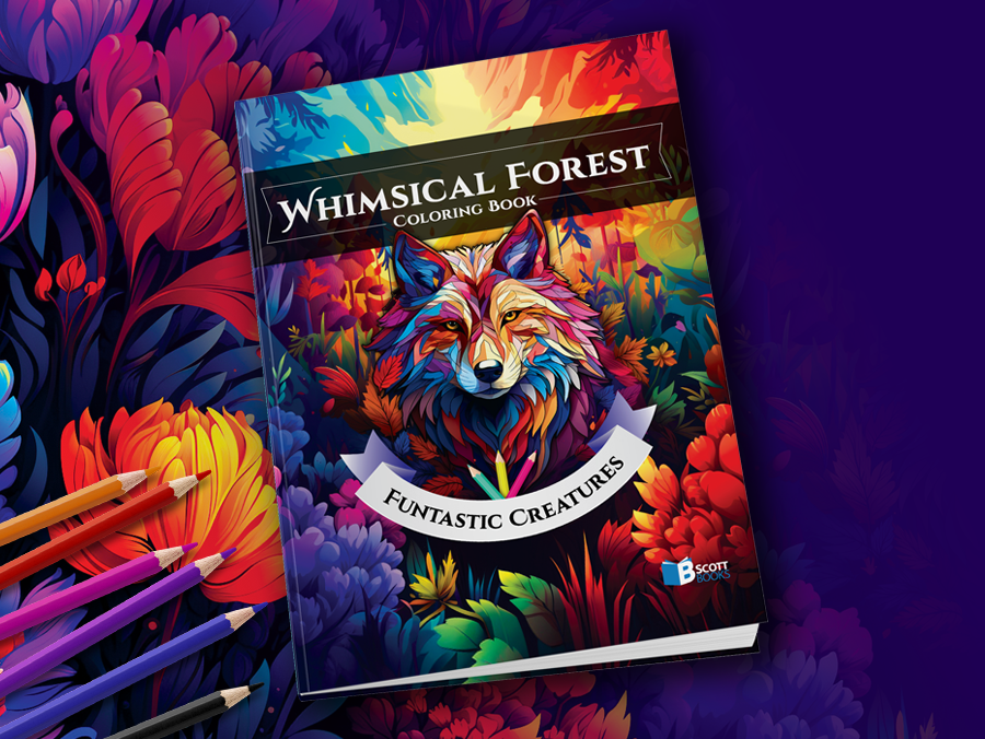 whimsical forest coloring book